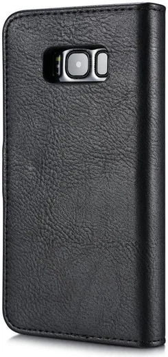 Samsung Galaxy S8 Echt Leren Portemonnee Hoesje Zwart afbeelding 12