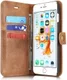 Apple iPhone 6/6S Echt Leren Portemonnee Hoesje Bruin afbeelding 1