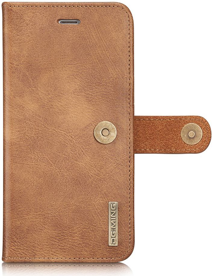 Apple iPhone 6/6S Echt Leren Portemonnee Hoesje Bruin afbeelding 3