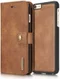 Apple iPhone 6/6S Echt Leren Portemonnee Hoesje Bruin afbeelding 5