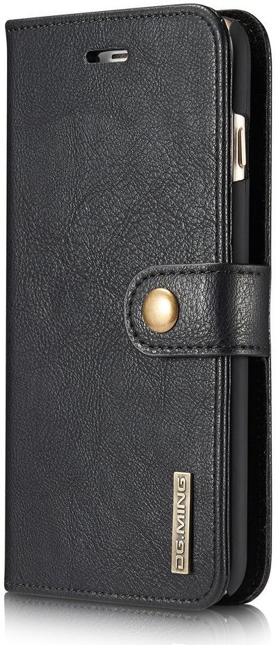 Apple iPhone 6/6S Echt Leren Portemonnee Hoesje Zwart afbeelding 6