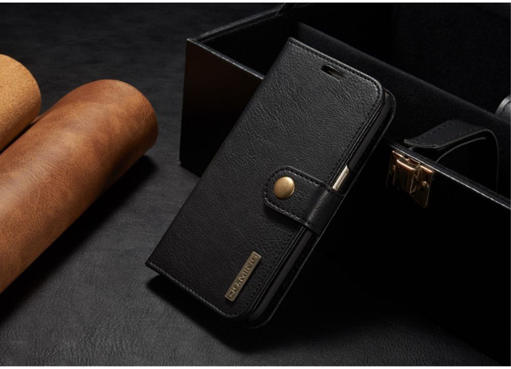 Samsung Galaxy S7 Echt Leren Portemonnee Hoesje Zwart afbeelding 11