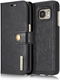 Samsung Galaxy S7 Echt Leren Portemonnee Hoesje Zwart afbeelding 4