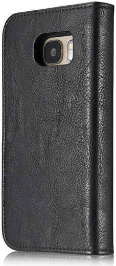 Samsung Galaxy S7 Echt Leren Portemonnee Hoesje Zwart afbeelding 7