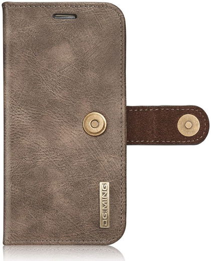 Samsung Galaxy S7 Echt Leren Portemonnee Hoesje Coffee afbeelding 3