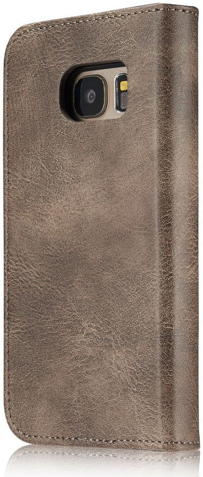 Samsung Galaxy S7 Echt Leren Portemonnee Hoesje Coffee afbeelding 7