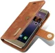 Huawei P8 Lite (2017) Echt Leren Portemonnee Hoesje Bruin afbeelding 5