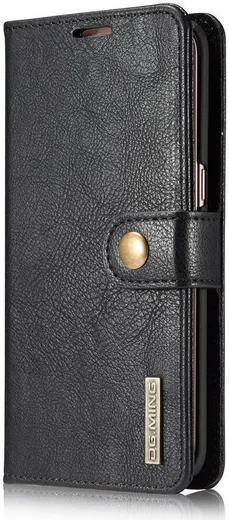 Samsung Galaxy S7 Edge Echt Leren Portemonnee Hoesje Zwart afbeelding 6