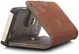 DG Ming Apple iPhone 5/5s/SE Echt Leren Portemonnee Hoesje Coffee afbeelding 14