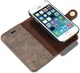 DG Ming Apple iPhone 5/5s/SE Echt Leren Portemonnee Hoesje Coffee afbeelding 5