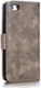 DG Ming Apple iPhone 5/5s/SE Echt Leren Portemonnee Hoesje Coffee afbeelding 10