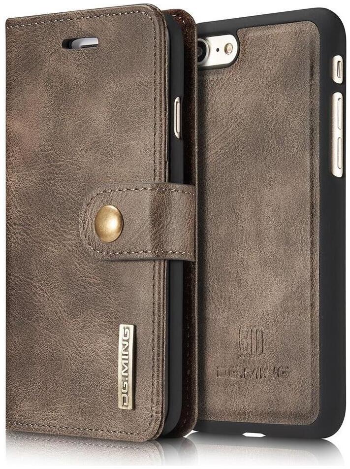 Apple iPhone SE (2020/2022)/7/8 Portemonnee Hoesje Echt Leer Coffee afbeelding 7