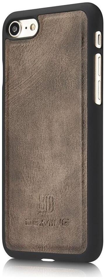 Apple iPhone SE (2020/2022)/7/8 Portemonnee Hoesje Echt Leer Coffee afbeelding 4