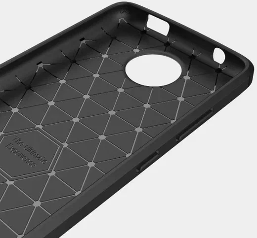 Motorola Moto C Plus Geborsteld TPU Hoesje Blauw afbeelding 6
