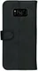 Rosso Deluxe Samsung Galaxy S8 Plus Hoesje Echt Leer Book Case Zwart afbeelding 12