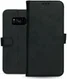 Rosso Deluxe Samsung Galaxy S8 Plus Hoesje Echt Leer Book Case Zwart afbeelding 14