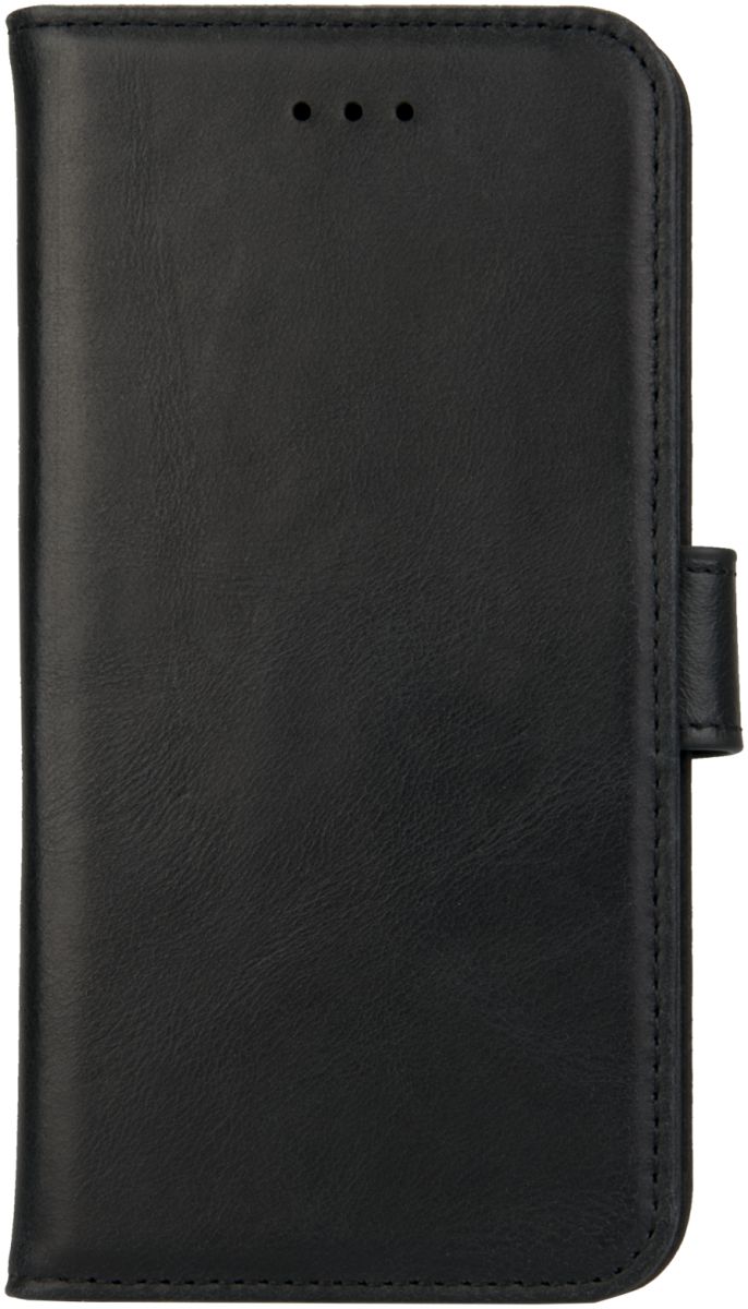 Rosso Deluxe Huawei P10 Lite Hoesje Echt Leer Pasjes Book Case Zwart afbeelding 12