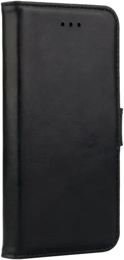 Rosso Deluxe Huawei P10 Lite Hoesje Echt Leer Pasjes Book Case Zwart afbeelding 13