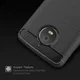 Geborsteld Motorola Moto E4 Plus Hoesje Zwart afbeelding 2