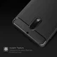 Nokia 6 Geborsteld TPU Hoesje Zwart afbeelding 2