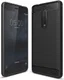 Nokia 5 Geborsteld TPU Hoesje Zwart afbeelding 1