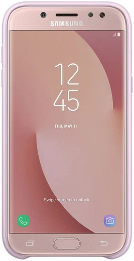Samsung Dual Layer Cover Galaxy J3 (2017) Roze afbeelding 2