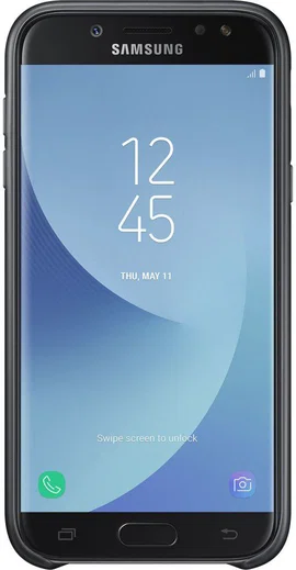 Samsung Dual Layer Cover Galaxy J7 (2017) Zwart afbeelding 2