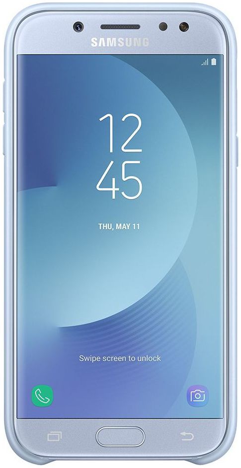 Samsung Dual Layer Cover Galaxy J7 (2017) Blauw afbeelding 2