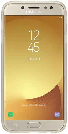 Samsung Jelly Cover Galaxy J7 (2017) Goud afbeelding 2