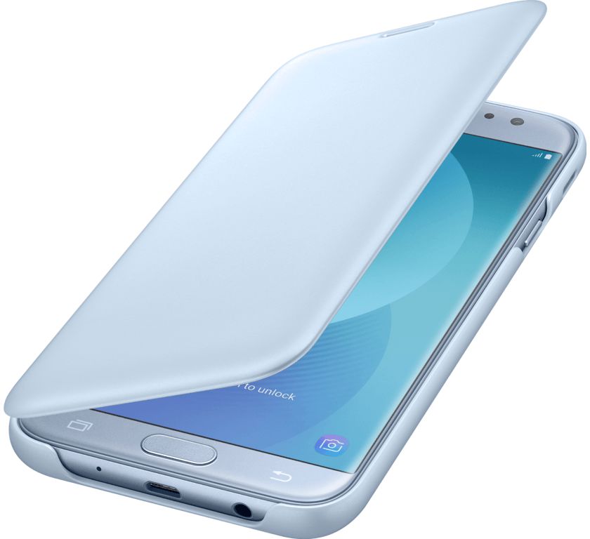 Samsung Galaxy J7 (2017) Wallet Case Blauw afbeelding 2