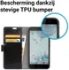 HTC U11 Portemonnee Hoesje Zwart afbeelding 6