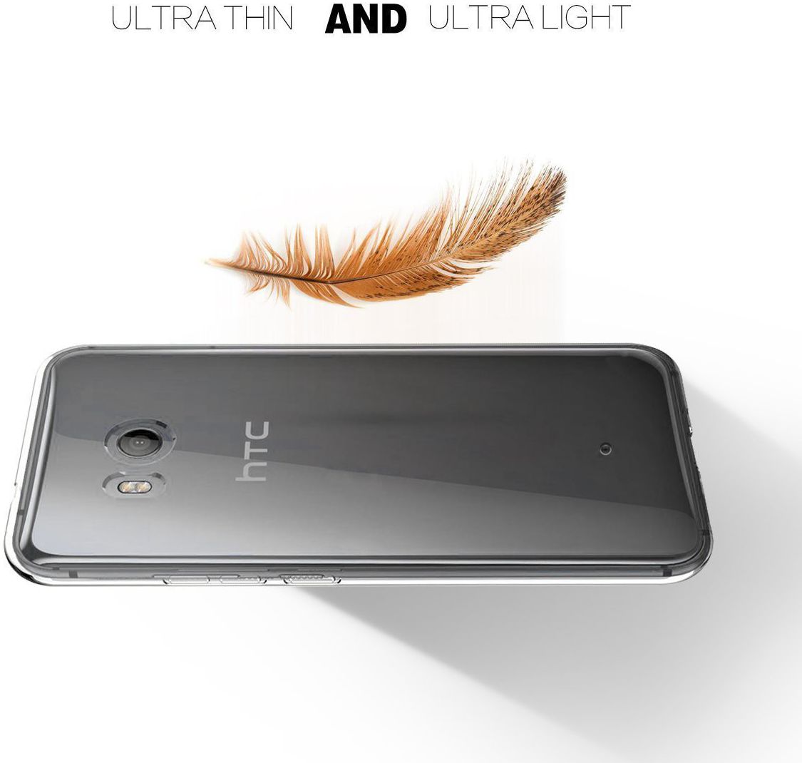 HTC U11 Hoesje Dun TPU Transparant afbeelding 2