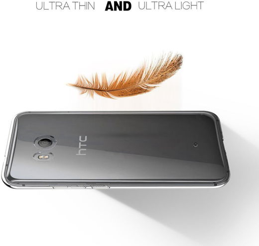 HTC U11 Hoesje Dun TPU Transparant afbeelding 2