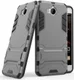 Huawei Y6 (2017) Hybride Kickstand Cover Grijs afbeelding 2