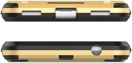 Huawei Y6 (2017) Hybride Kickstand Cover Goud afbeelding 5