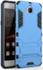 Huawei Y6 (2017) Hybride Kickstand Cover Blauw afbeelding 1