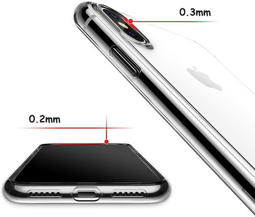 Apple iPhone X Transparant Hoesje afbeelding 8