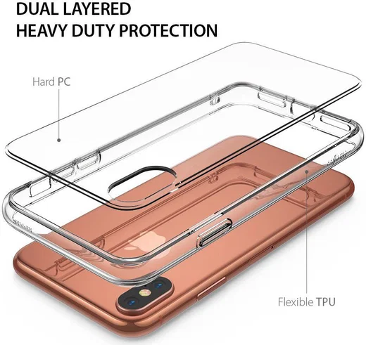 Ringke Fusion iPhone X Hoesje Doorzichtig Crystal View afbeelding 2