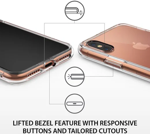 Ringke Fusion iPhone X Hoesje Doorzichtig Crystal View afbeelding 8