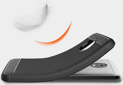 Motorola Moto E4 Plus Geborsteld TPU Hoesje Blauw afbeelding 5