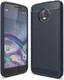 Motorola Moto E4 Plus Geborsteld TPU Hoesje Blauw afbeelding 1