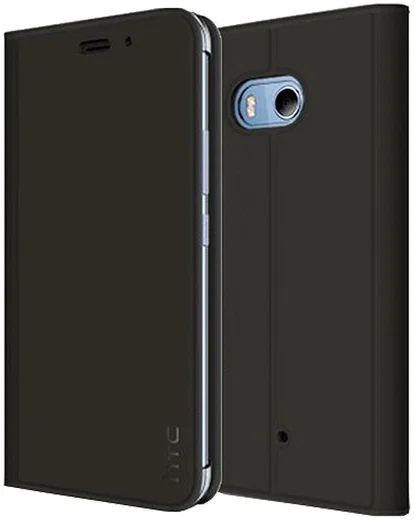 HTC U11 C1322 Flip Hoesje Grijs afbeelding 3