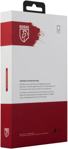 Rosso Deluxe OnePlus 5 Hoesje Echt Leer Pasjes Book Case Bruin afbeelding 14