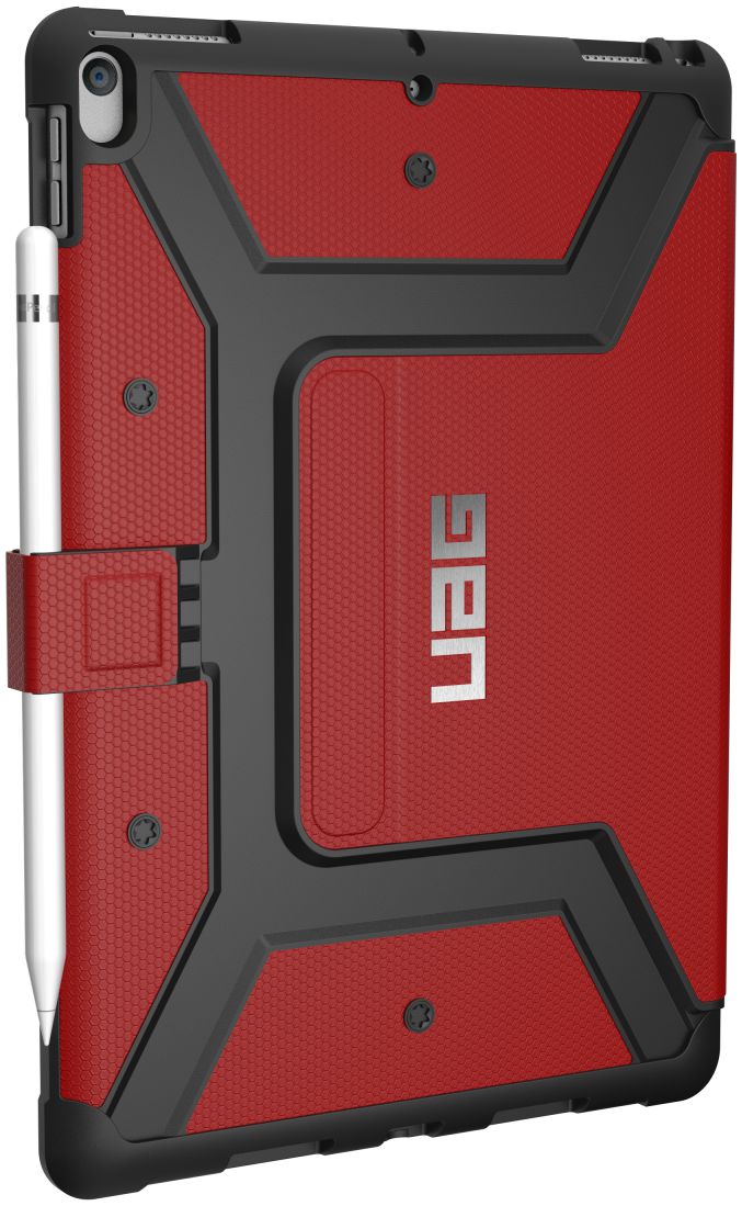 Urban Armor Gear Metropolis iPad Air 2019 / Pro 10.5 2017 Hoes Rood afbeelding 9