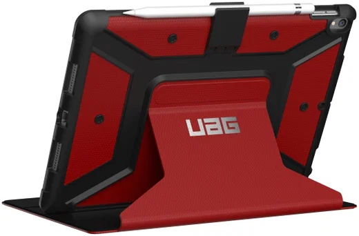 Urban Armor Gear Metropolis iPad Air 2019 / Pro 10.5 2017 Hoes Rood afbeelding 12