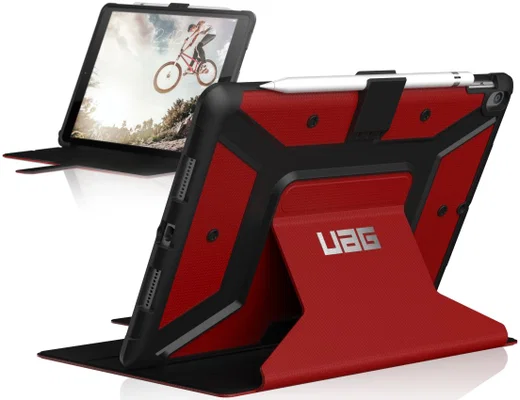 Urban Armor Gear Metropolis iPad Air 2019 / Pro 10.5 2017 Hoes Rood afbeelding 1