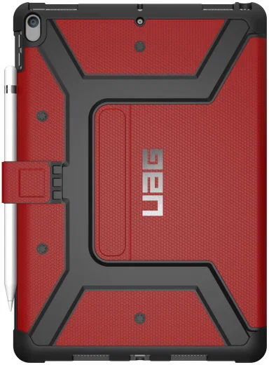 Urban Armor Gear Metropolis iPad Air 2019 / Pro 10.5 2017 Hoes Rood afbeelding 2