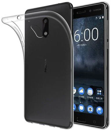 Nokia 6 Transparant Hoesje afbeelding 2