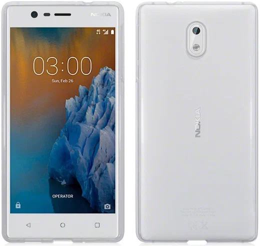 Nokia 3 Transparant Hoesje afbeelding 2