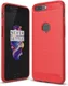 OnePlus 5 Hoesje Geborsteld TPU Rood afbeelding 1
